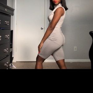 Grey One Piece jumpsuit